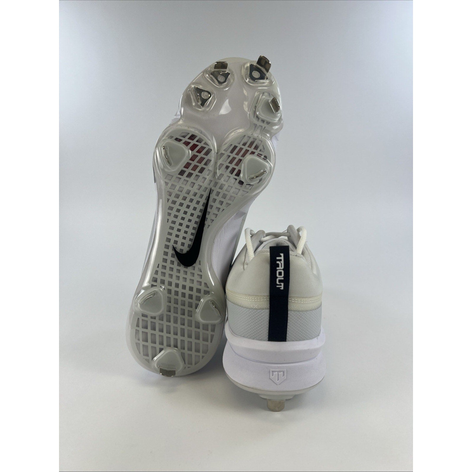 Nike Force Zoom Trout 9 Baseball Cleat - Size: 14 - FB2907 100 - White - NEW !