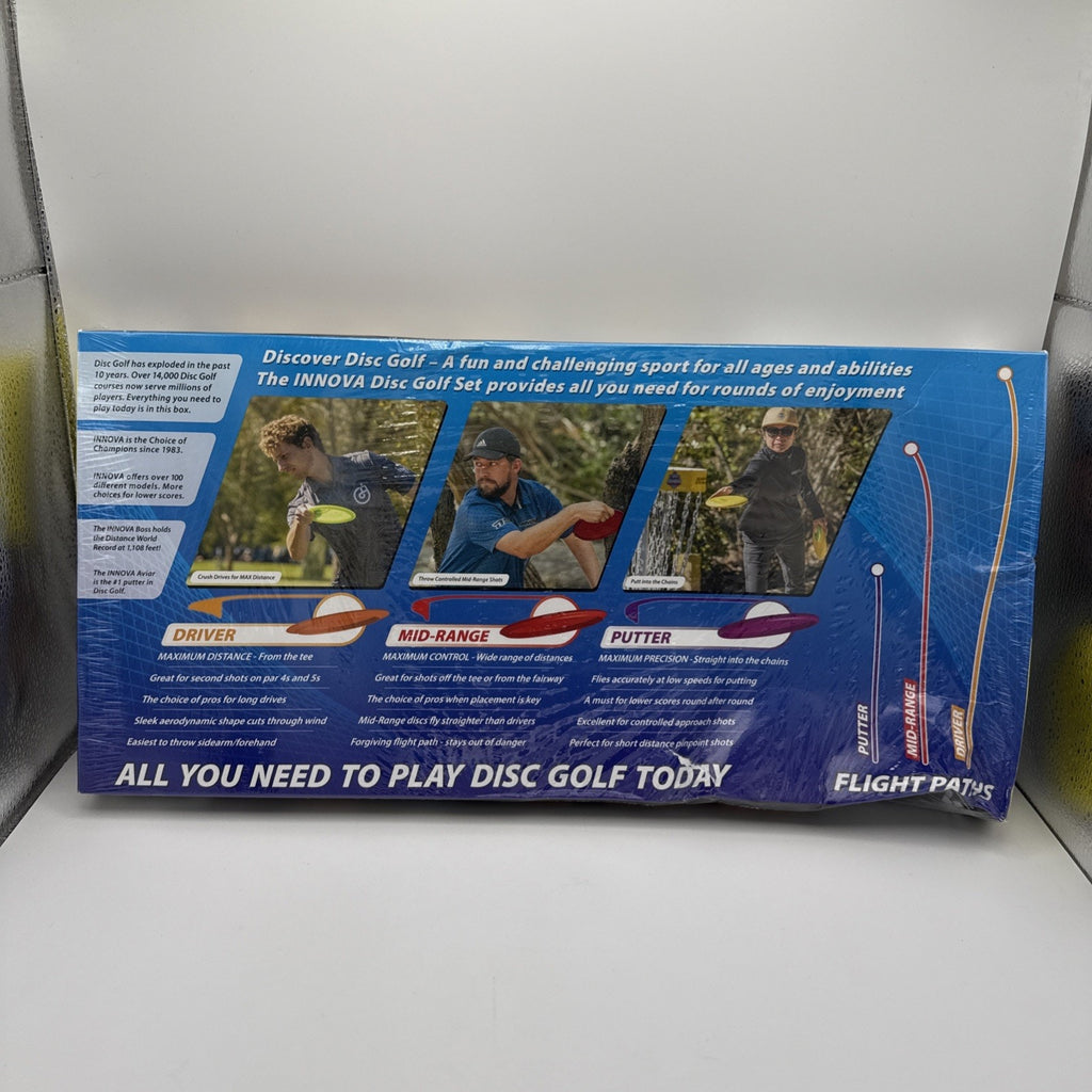 NEW Sealed Innova Driver / Mid Range/ Putter Disc Golf Set Fast Shipping
