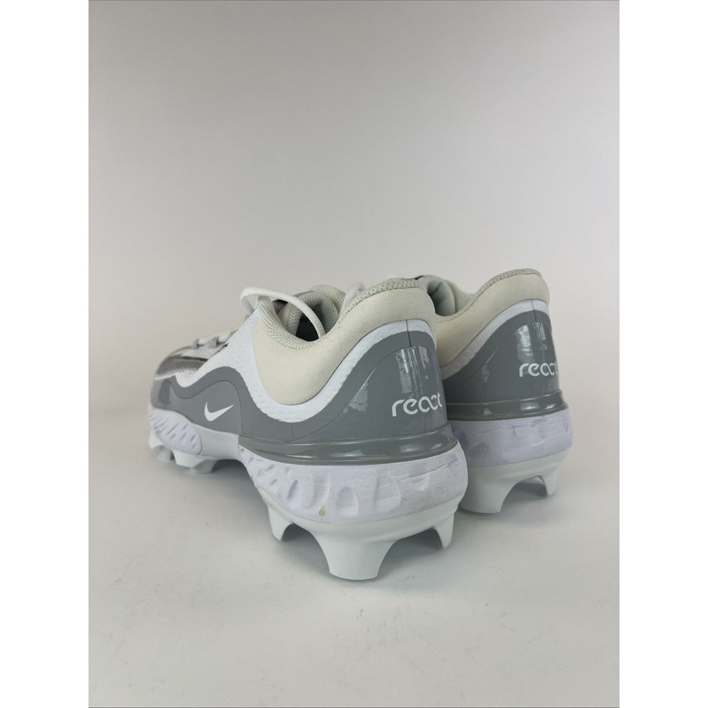 Nike Alpha Huarache Elite 4 Low MCS Baseball Cleats Gray FD6255-104 Mens Size 14