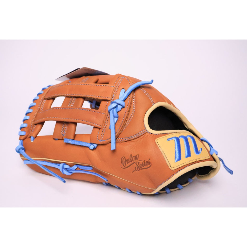 Marucci 12.75” M Type Oxbow Series Glove-LHT-Adult-Tan/Blue NWT Read