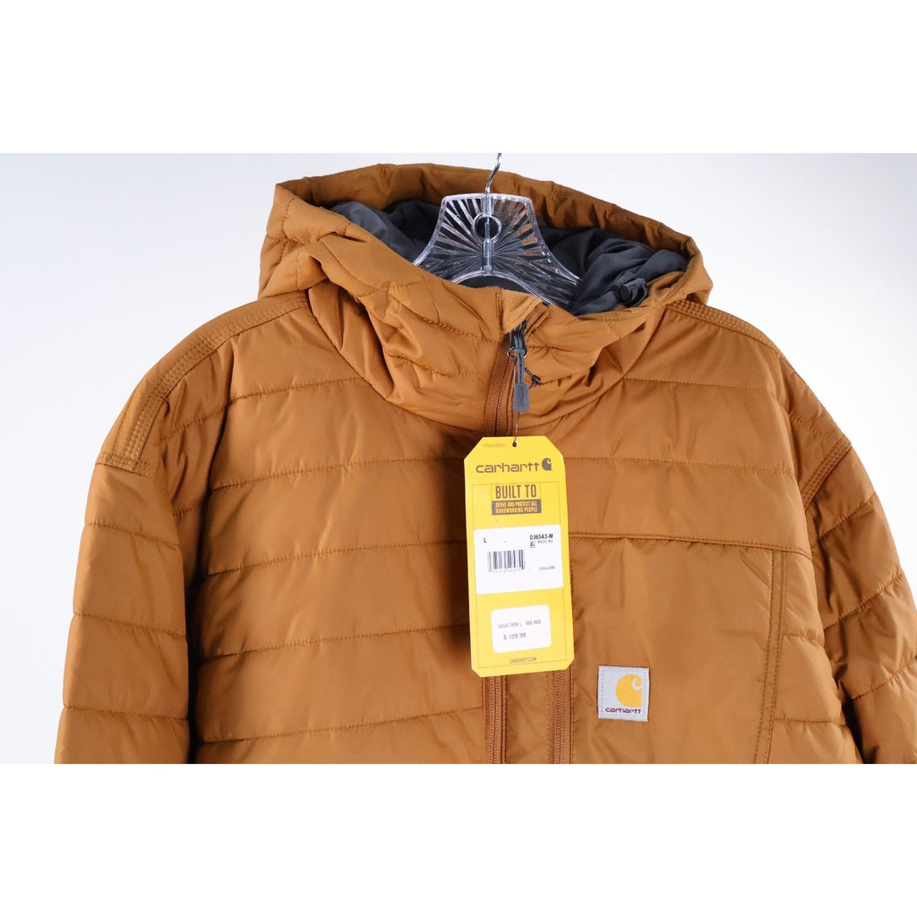 Carhartt Men's Rain Defender Lightweight Insulated Hooded Jacket Size L NWT READ