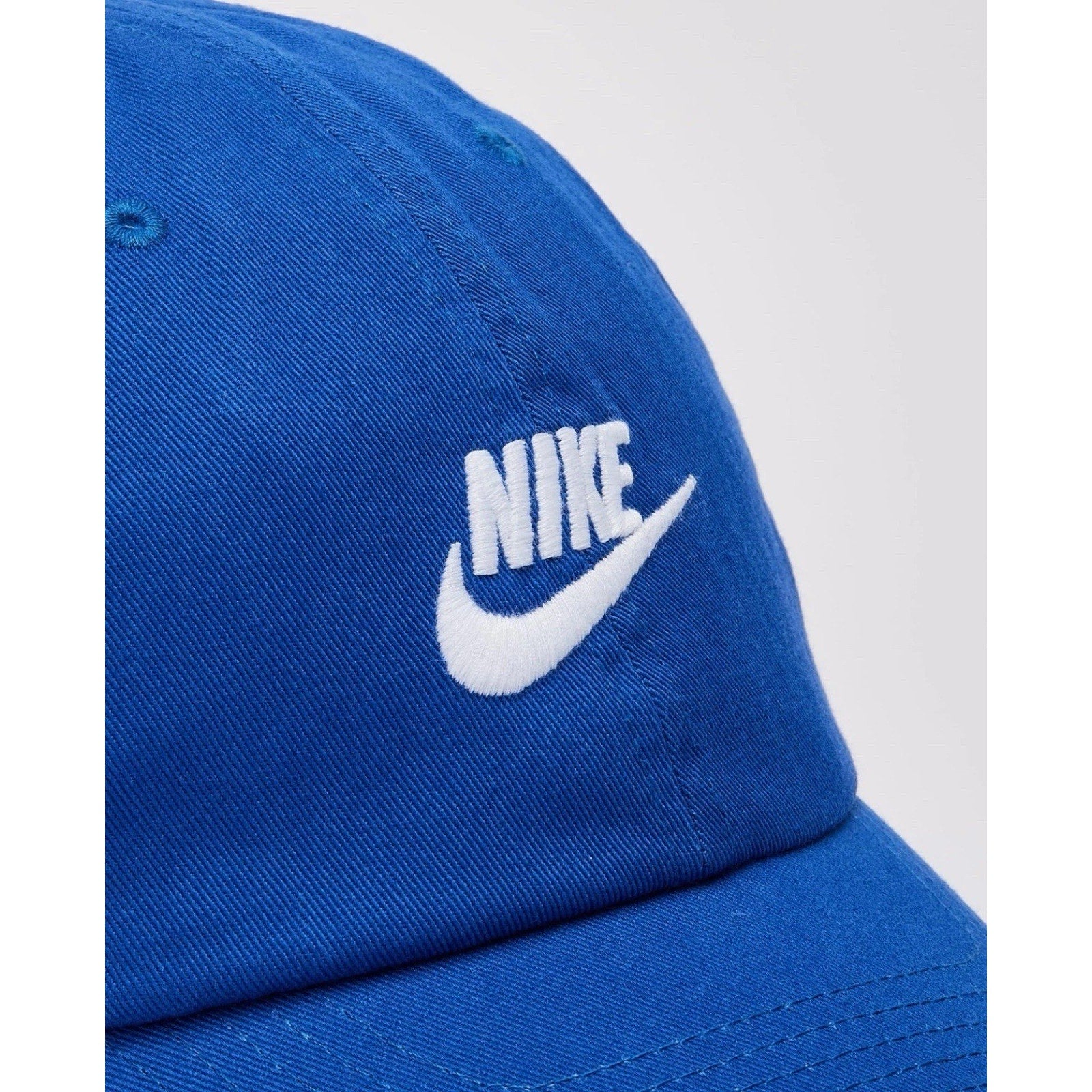Nike Club Unstructured Futura Wash Adjustable Hat Game Royal Size S/M FB5368-480