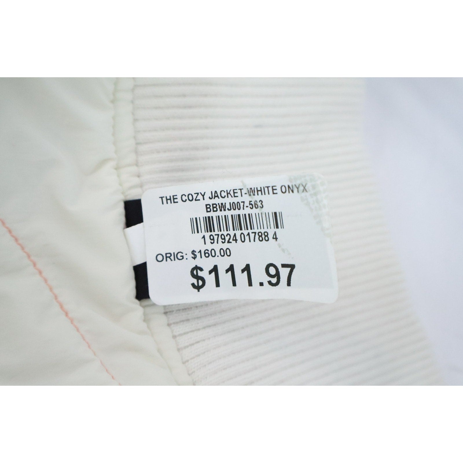 Bad Birdie Women’s The Cozy Jacket, Reversible Jacket, White Onyx, XL NEW Read