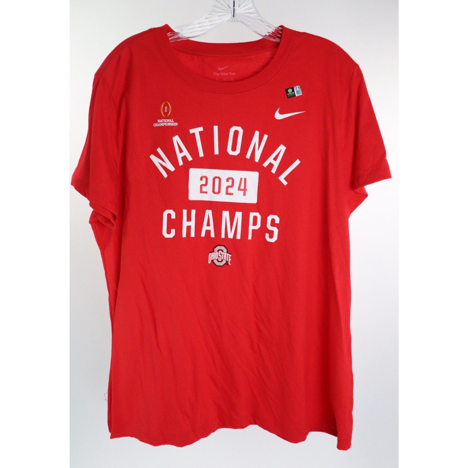Nike Ohio State Buckeyes T-Shirt 2024 National Champions Champs Women's XL NEW
