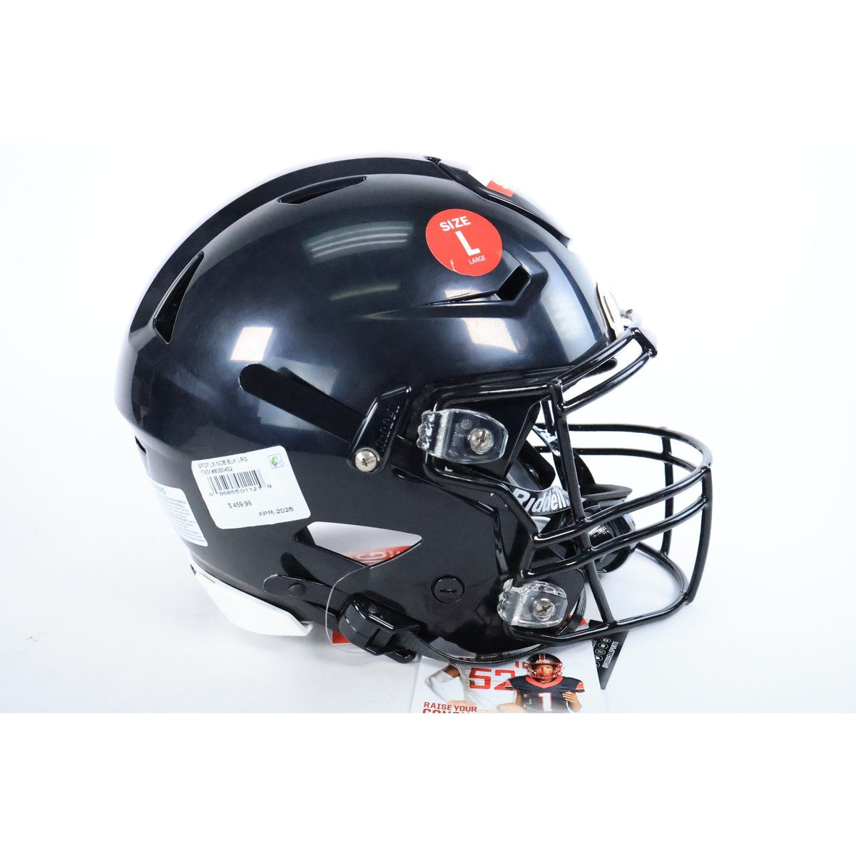 Riddell SpeedFlex ND6 Black Youth Football Helmet Size Youth L 2026 Read #69
