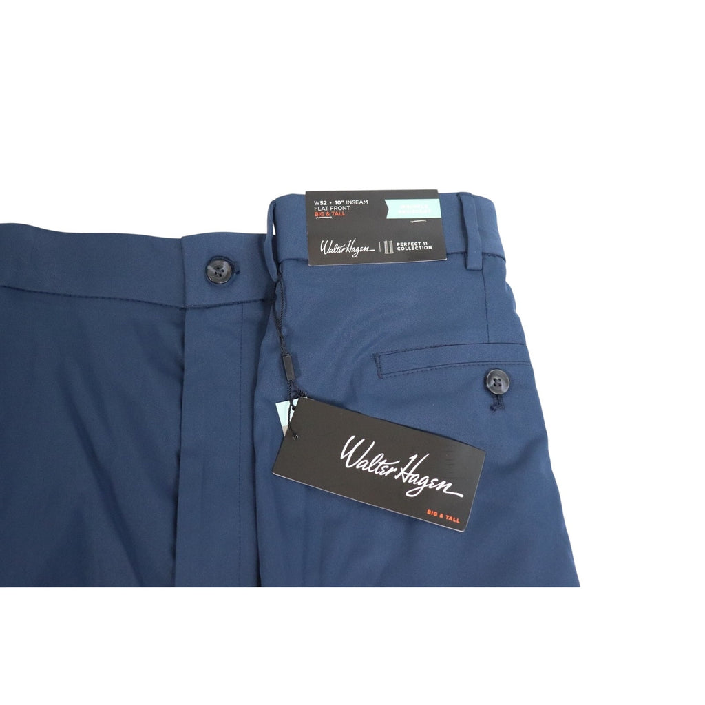 Walter Hagen Big & Tall Perfect 11 Collection Flat Front Golf Shorts Men's 52