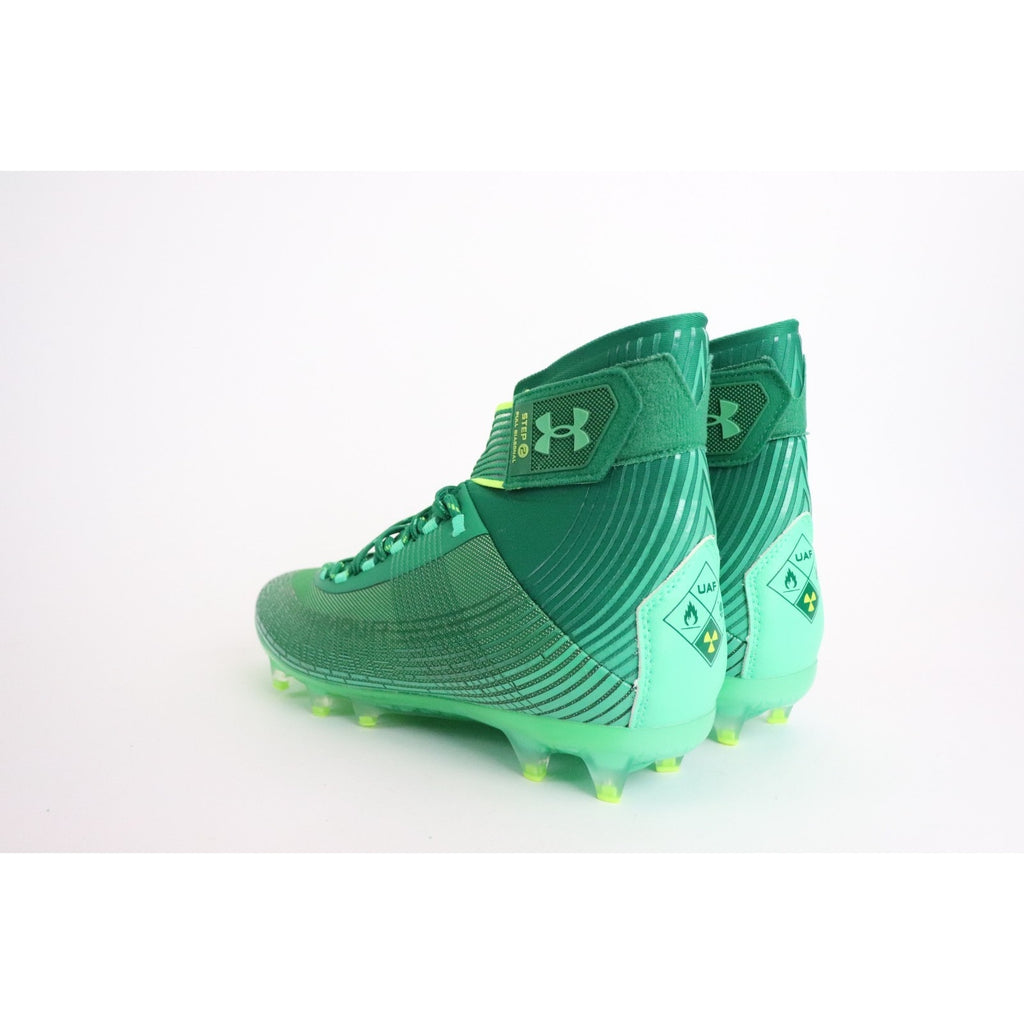 Under Armour Highlight MC Classic Green Football Cleat 3023716-301 Men's Sz 13