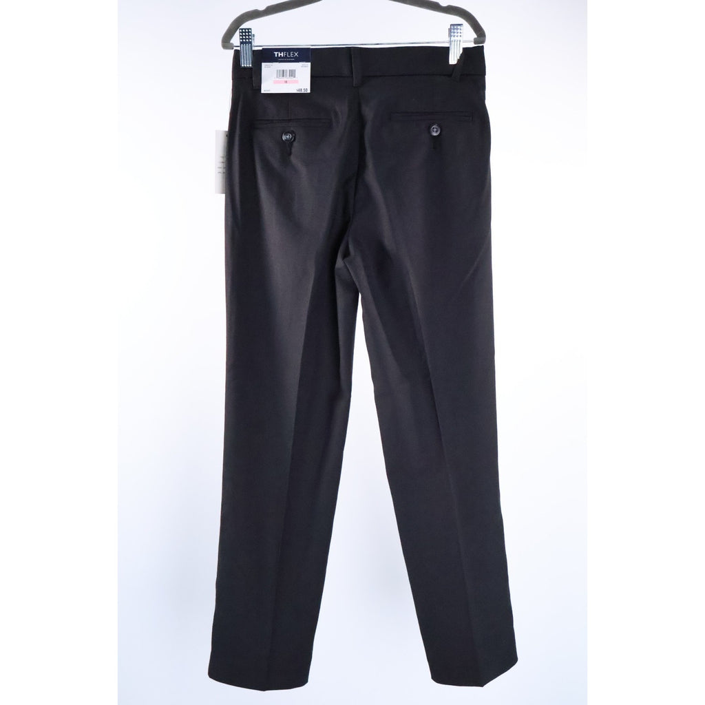 Tommy Hilfiger Boy's Black Modern-Fit Stretch Suit 2 Piece Jacket Pant Sz 10 NWT