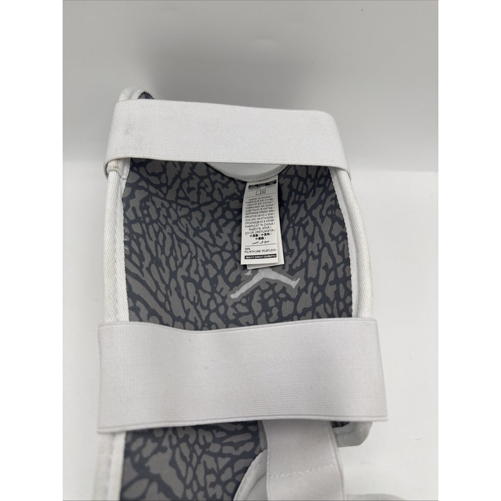 Nike Jordan Fly Batter's Leg Guard Adult OSFM Right White/Metallic Silver