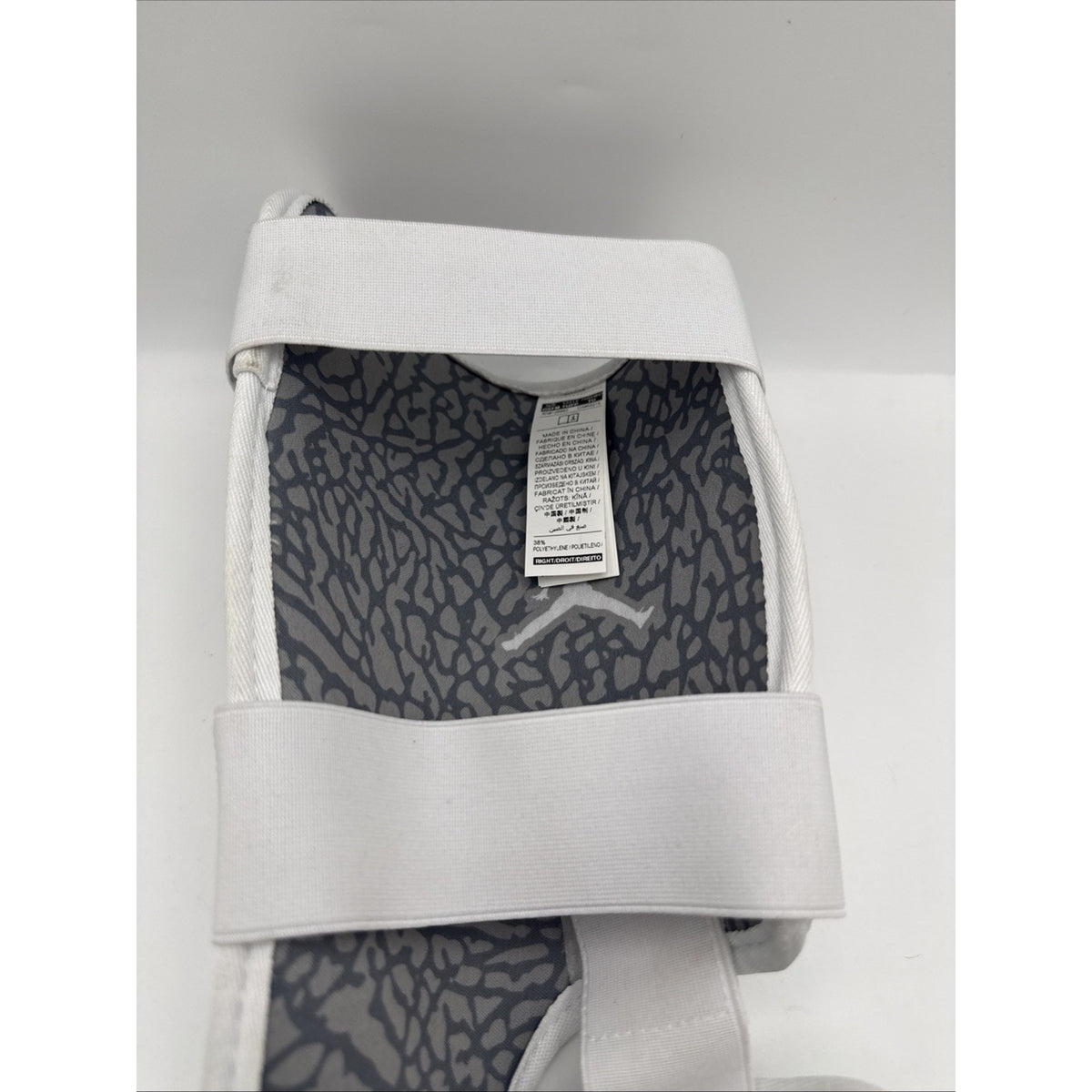 Nike Jordan Fly Batter's Leg Guard Adult OSFM Right White/Metallic Silver