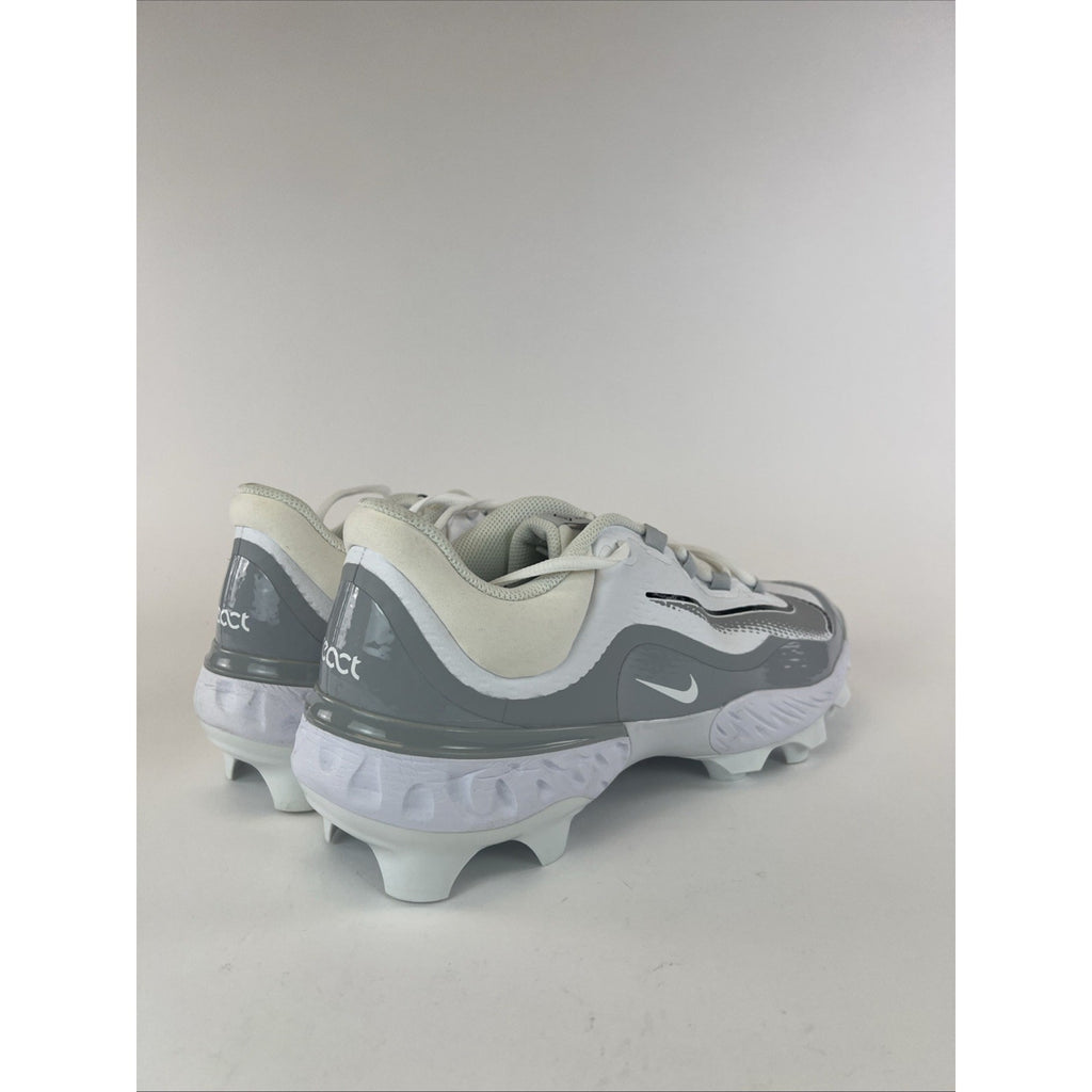 Nike Alpha Huarache Elite 4 Low MCS Baseball Cleats Gray FD6255-104 Mens Size 14