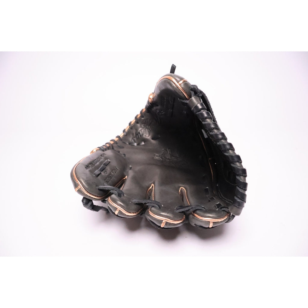 Rawlings Heart of the Hide 12"Softball Glove RHT Basket Web Black/Gold Excellent