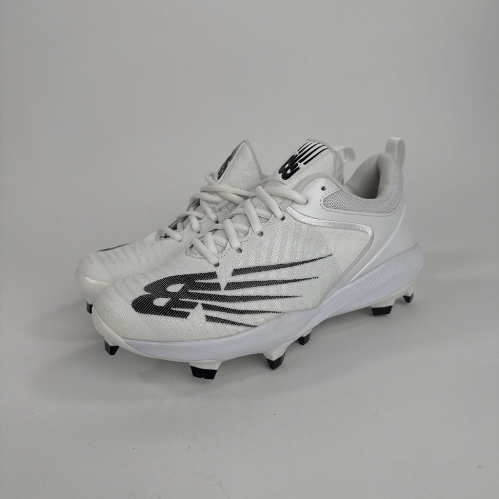 New Balance White FuelCell ,Molded Cleats Men's 7, Baseball Shoes PL4040W6