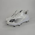 New Balance White FuelCell ,Molded Cleats Men's 7, Baseball Shoes PL4040W6