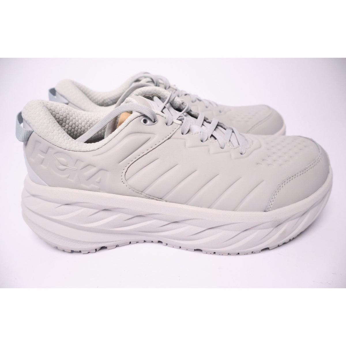 HOKA Bondi SR Wide Men’s Size 10 2E Slip Resistant Sneaker 1129350 HMLR #191