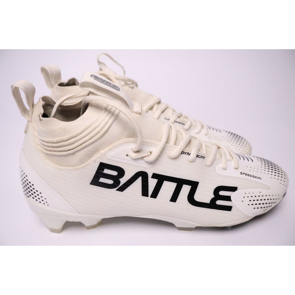 Battle AstroFly Football Cleats Men’s 10 White Black #178
