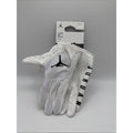 New Nike Jordan Jet 7.0 White Football Gloves Adult Size Medium.