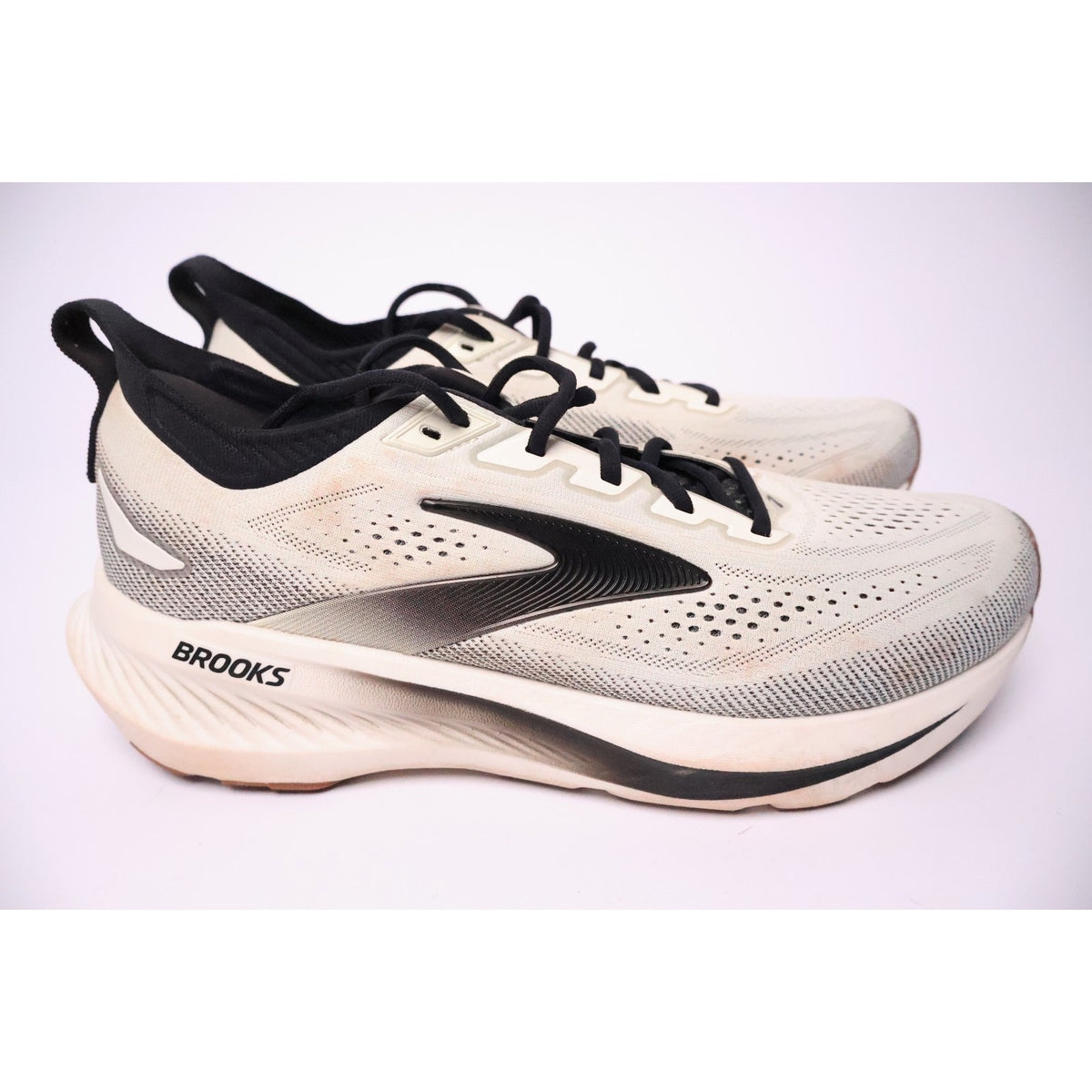 Brooks Glycerin 23 Shoes Mens Size 11.5 Gray Running Sneakers Gym #188