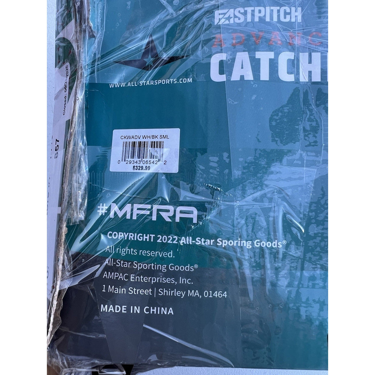 All-Star Fastpitch Advanced Series Softball Catching Kit Size Medium NEW Read