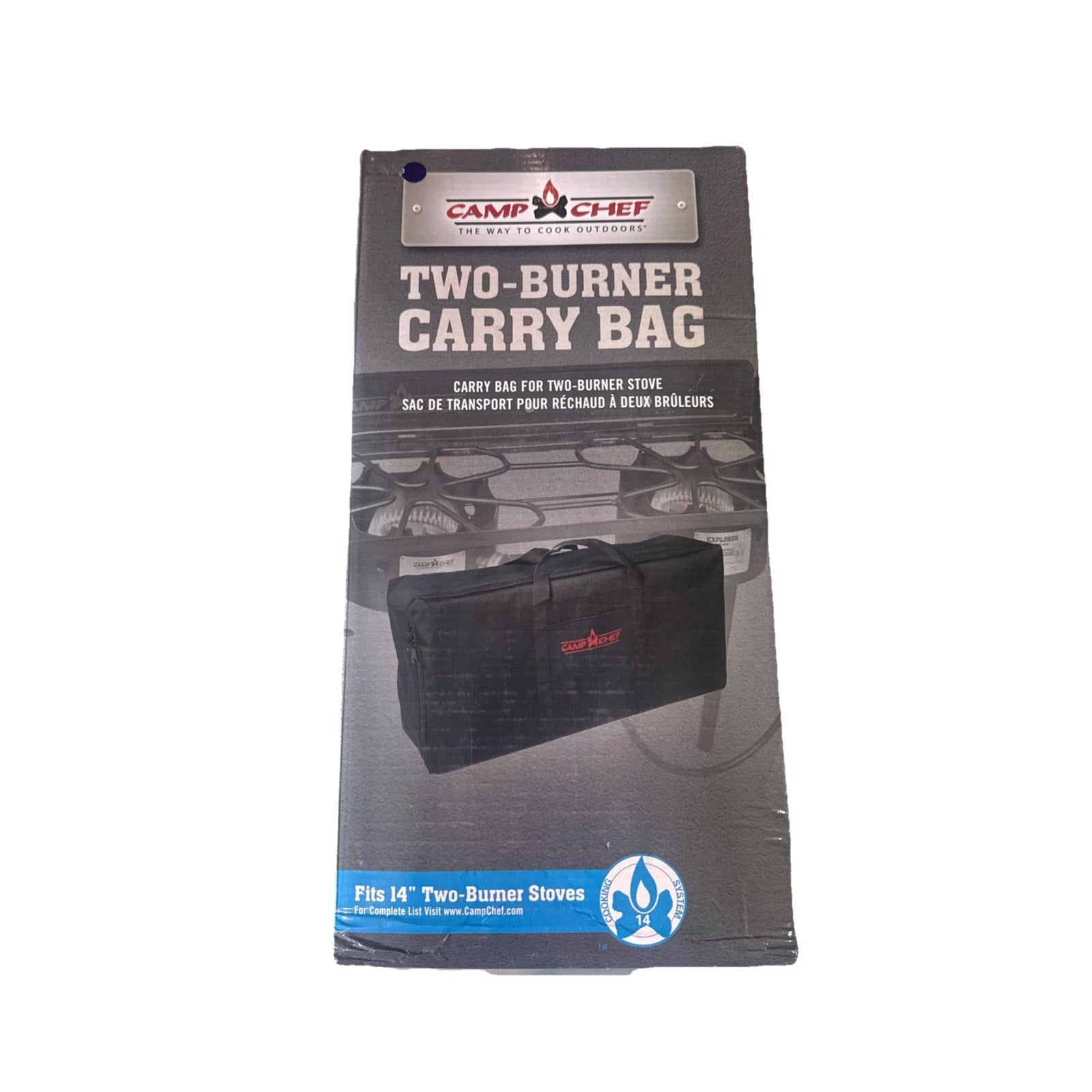 CAMP CHEF Two 2 Burner Carry Bag for 14" Camping Camp Stove ~ NEW ~ Bag ONLY