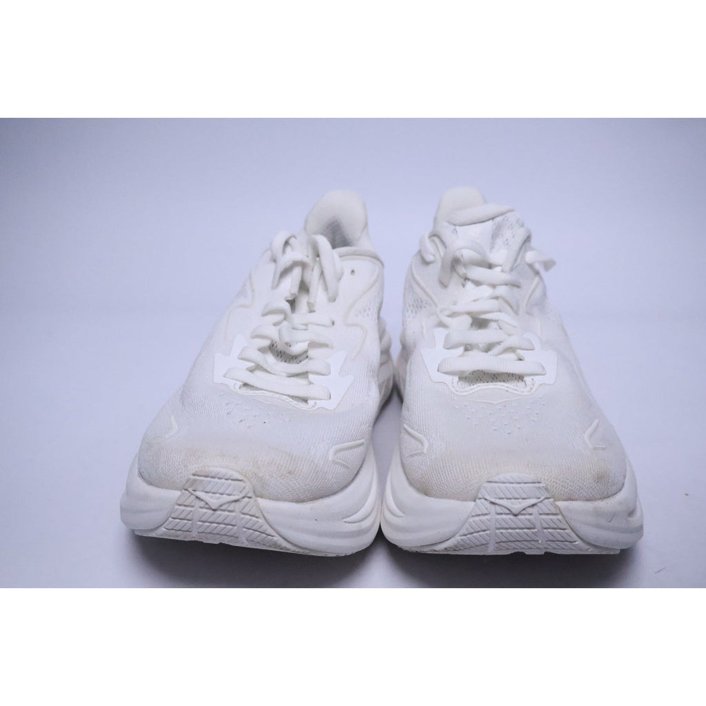 Hoka One One Clifton 10 White 1162031-WWH Women's 6B Running Casual Shoes #299