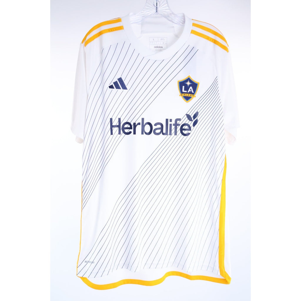 Adidas LA Galaxy Los Angeles 2024/2025 Home White Jersey Men's Large NWT MLS2