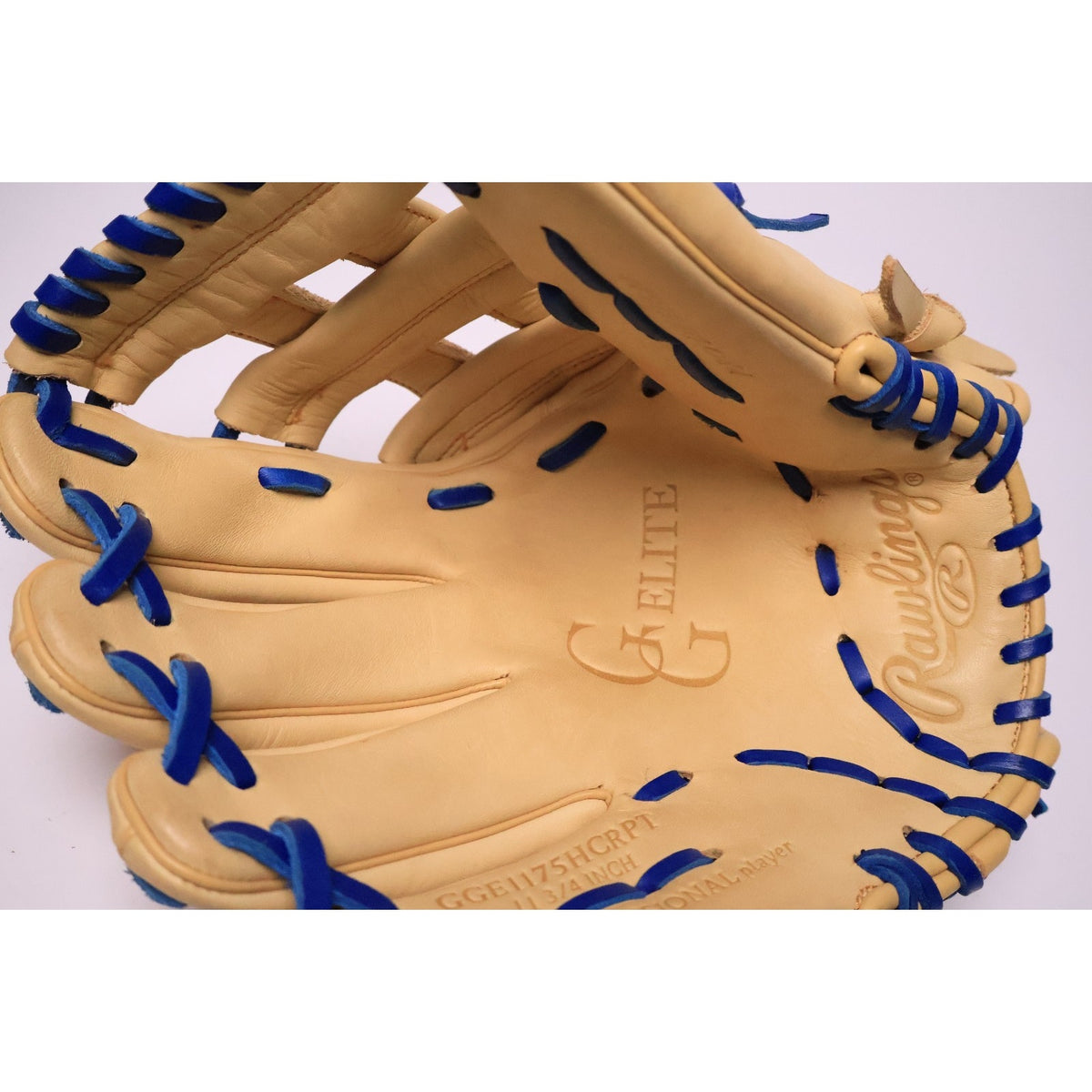 Rawlings 11.75" GG Elite Series Glove-LHT Blonde/Blue Adult #G1