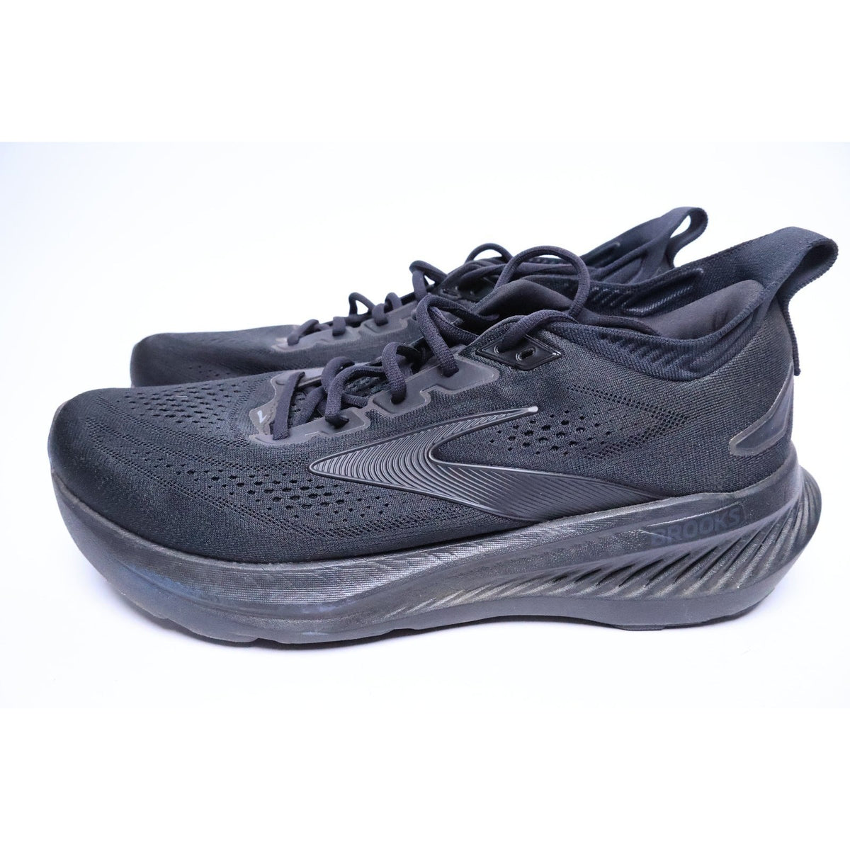 Brooks Glycerin 23 Mens Size 11.5 Black Athletic Running Shoes Sneakers #296