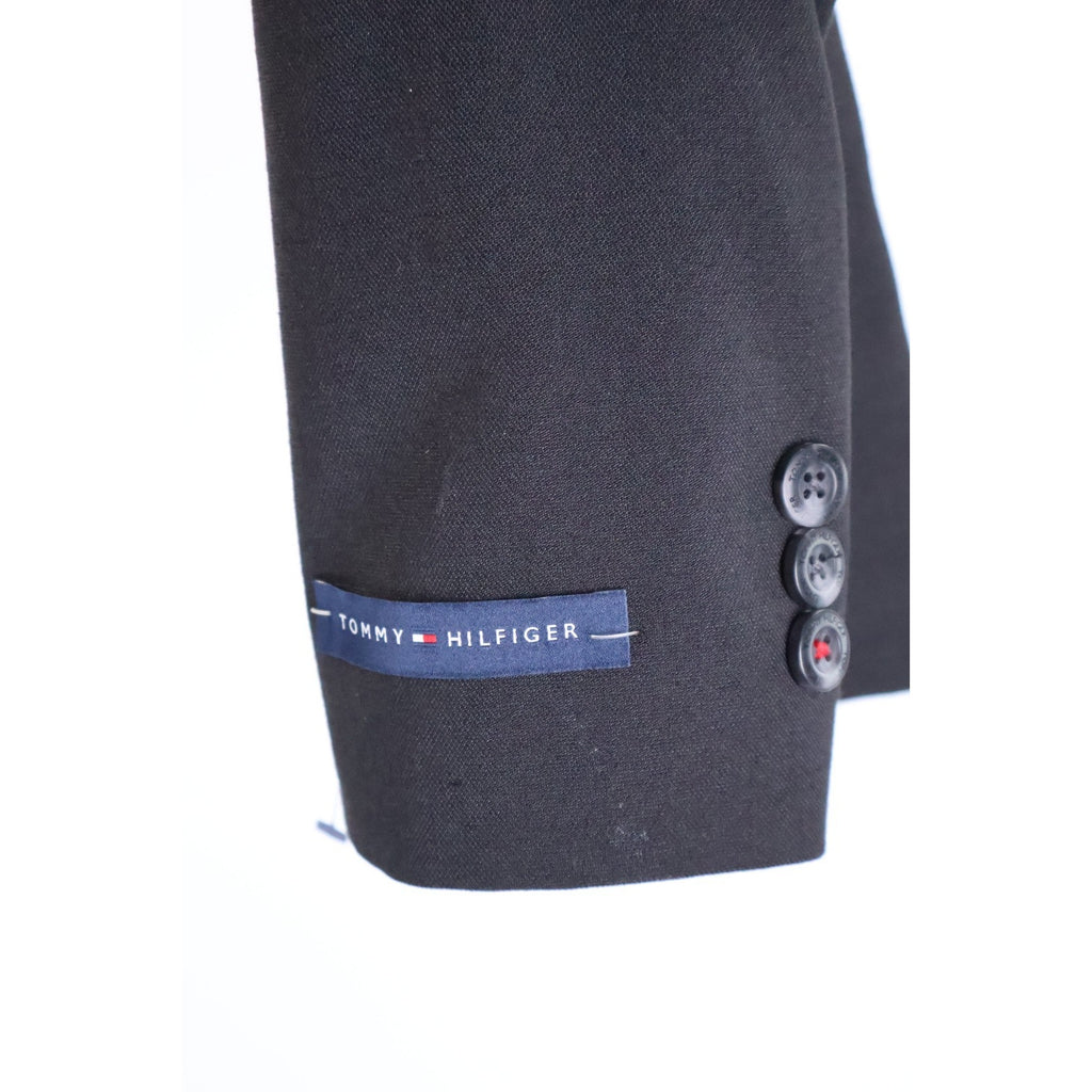Tommy Hilfiger Boy's Black Modern-Fit Stretch Suit 2 Piece Jacket Pant Sz 10 NWT