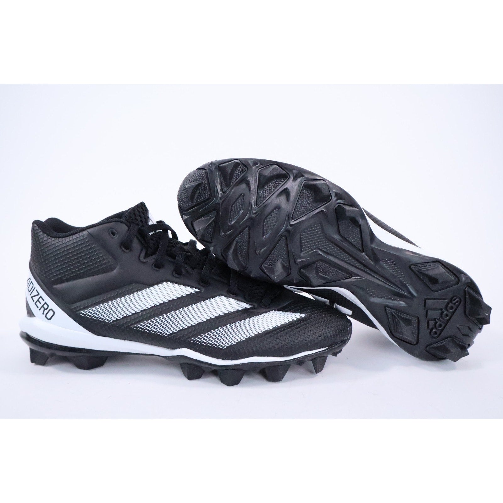 Adidas Adizero Impact.2 Football Cleat Men's 7.5 Rubber Black/White IF5102 NEW