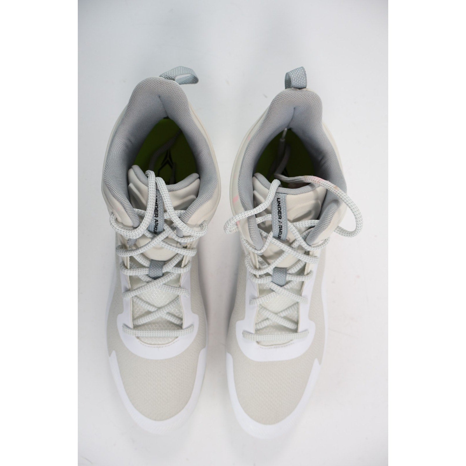Under Armour COMMAND MC MID 3025639-100 White Lacrosse Cleats Size 14 New Read