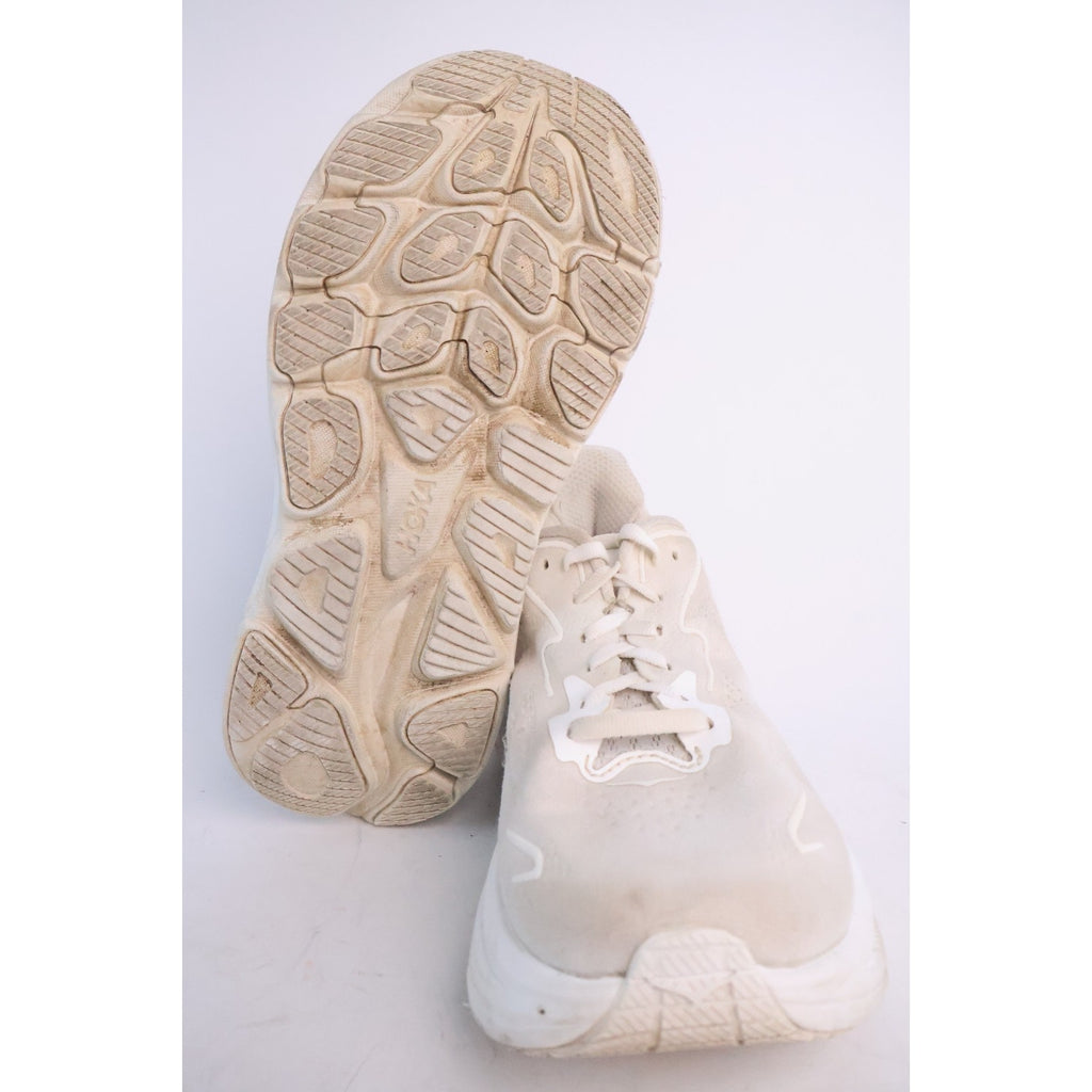 Hoka One One Clifton 10 Women's White/White Sz 7D Wide 1162050 WWH #151