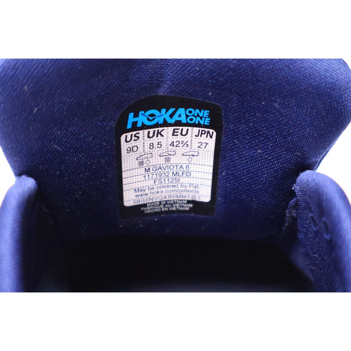 Hoka Gaviota 6 Men's Size 9D Blue Running Shoes New READ #182