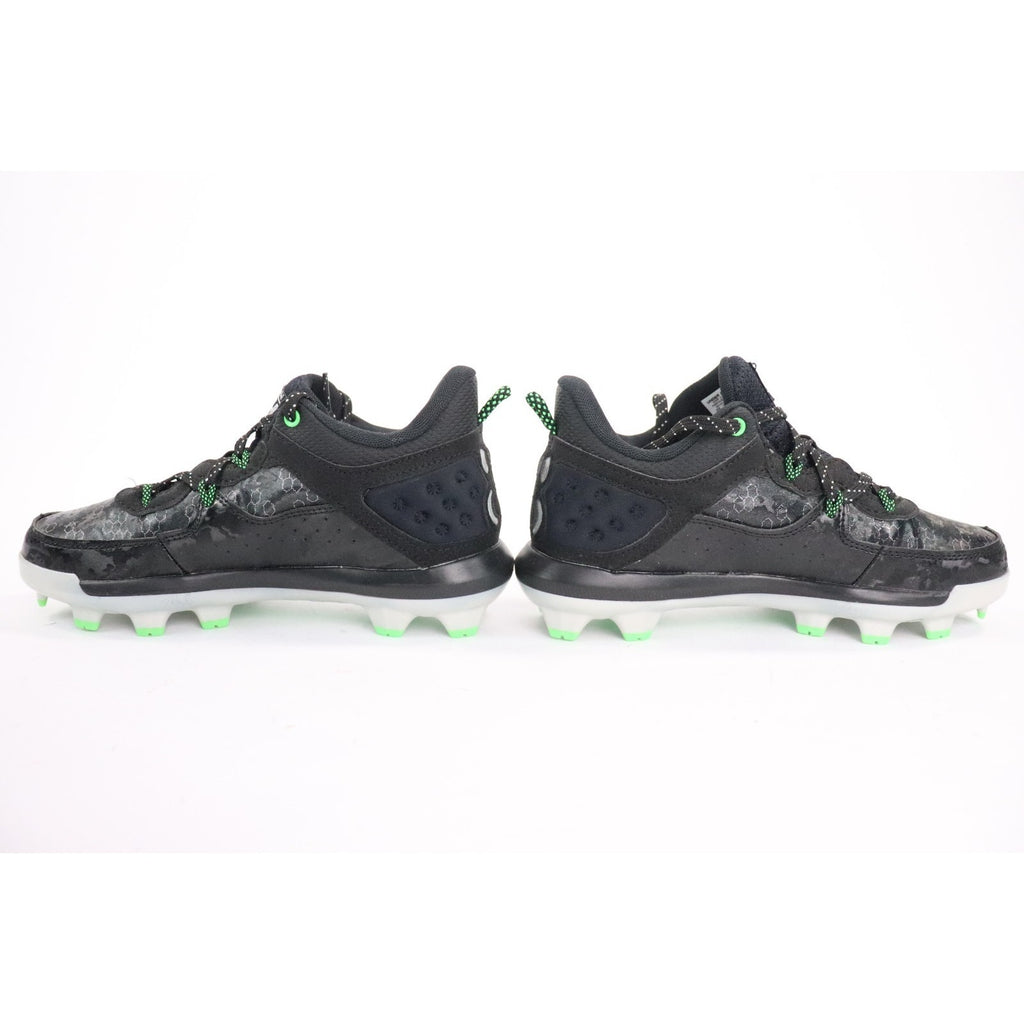 Under Armour Harper 8 Elite SZ 4.5Y Black Green Baseball Cleats 3026595-001 NEW