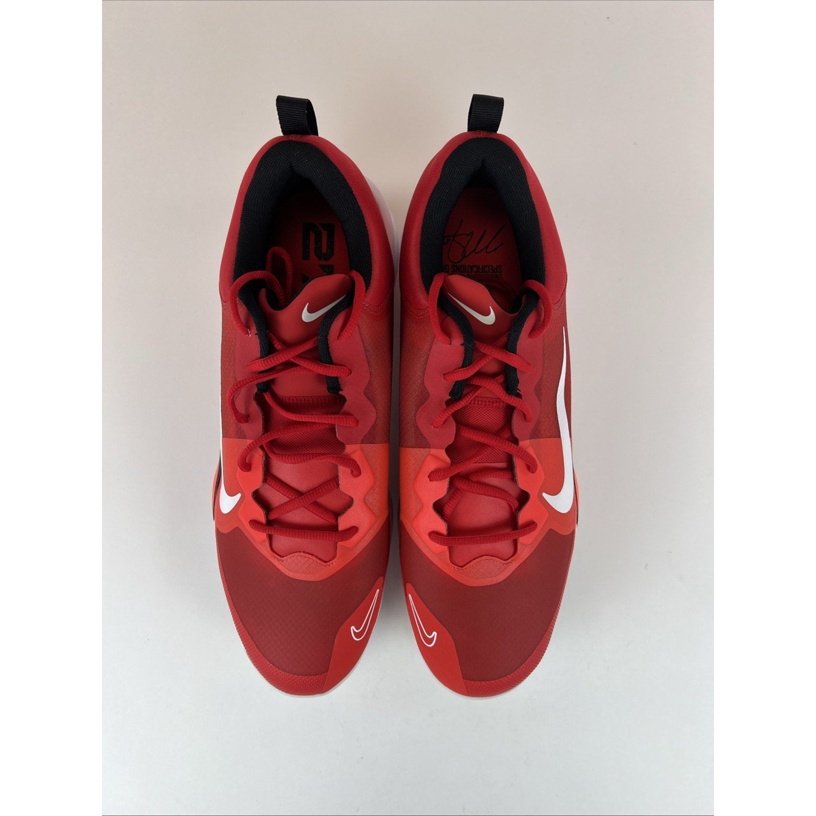 Nike Force Zoom Trout 9 Pro Men’s Size 14 Red White Nike FB2907-600