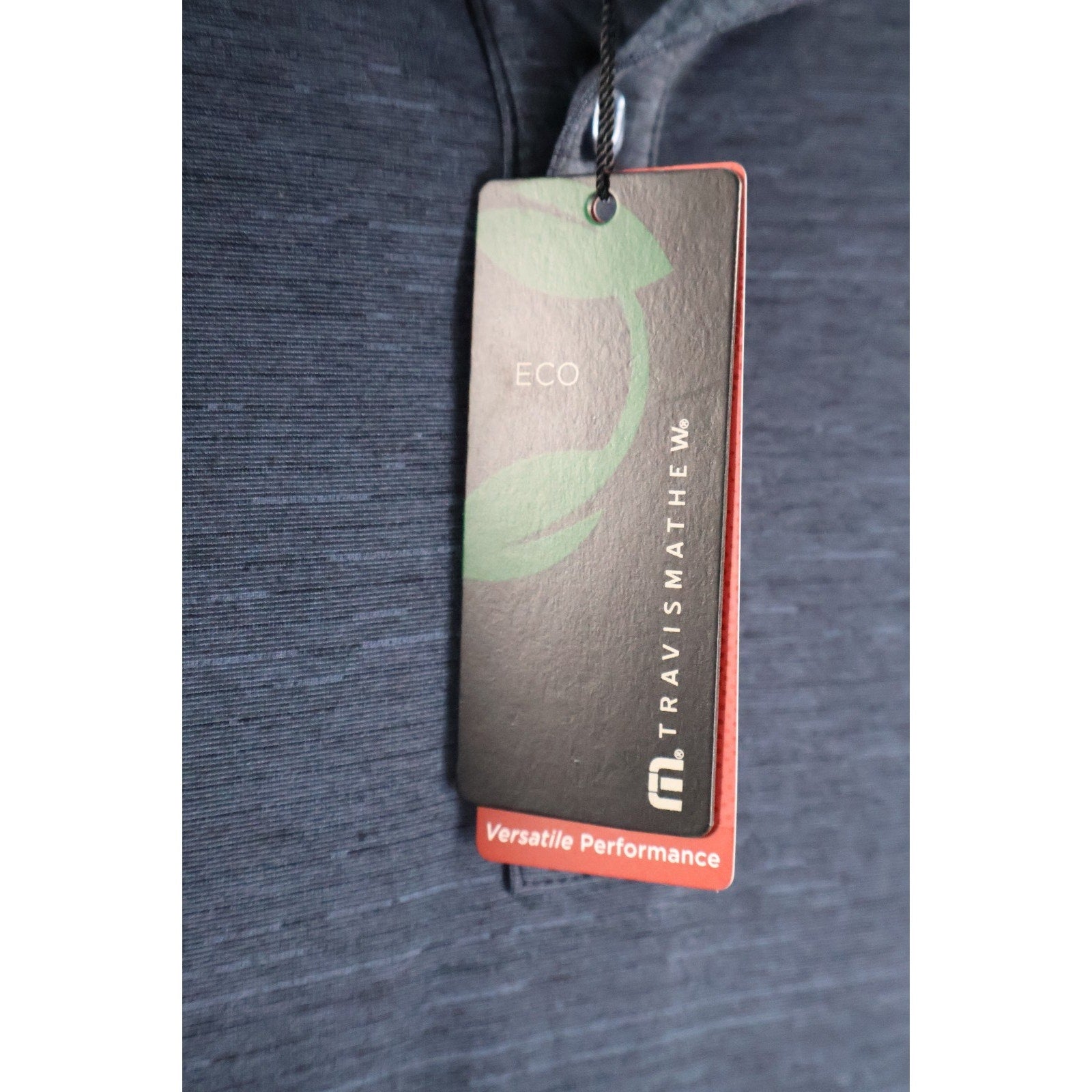 TravisMathew The Heater Polo Shirt Men's XXL Blue Performance Stretch Golf NWT