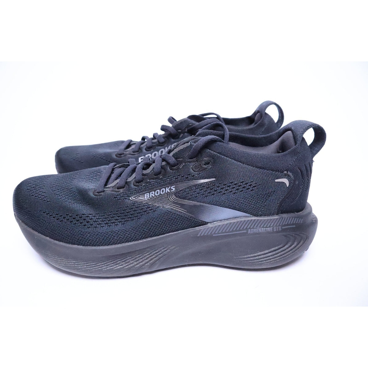 Brooks Adrenaline GTS 25 Mens Size 8D Black Athletic Running Shoes Excellent#267