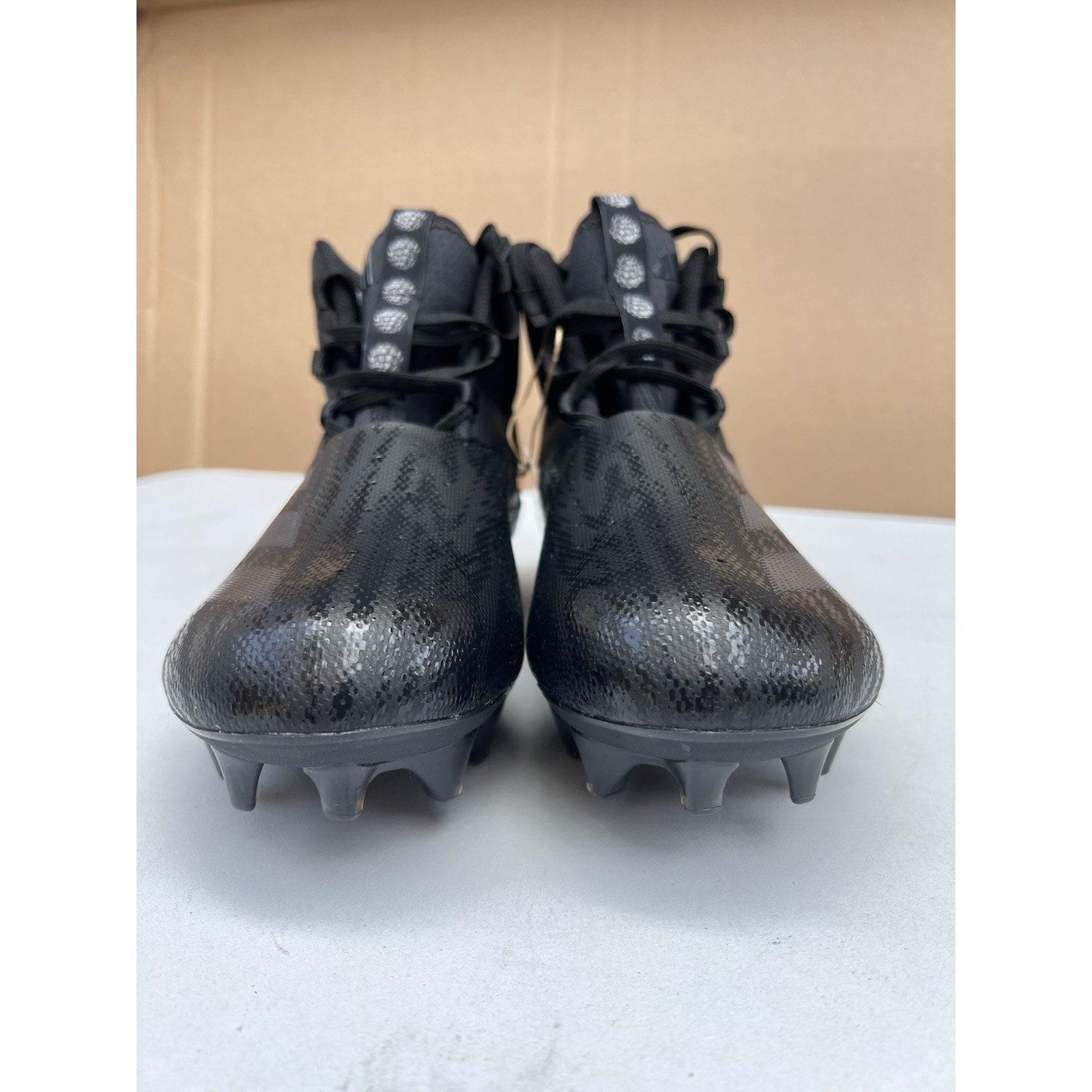 Adidas Adizero Chaos Black Lineman Cleats Mens Size 10.5 New ID9103