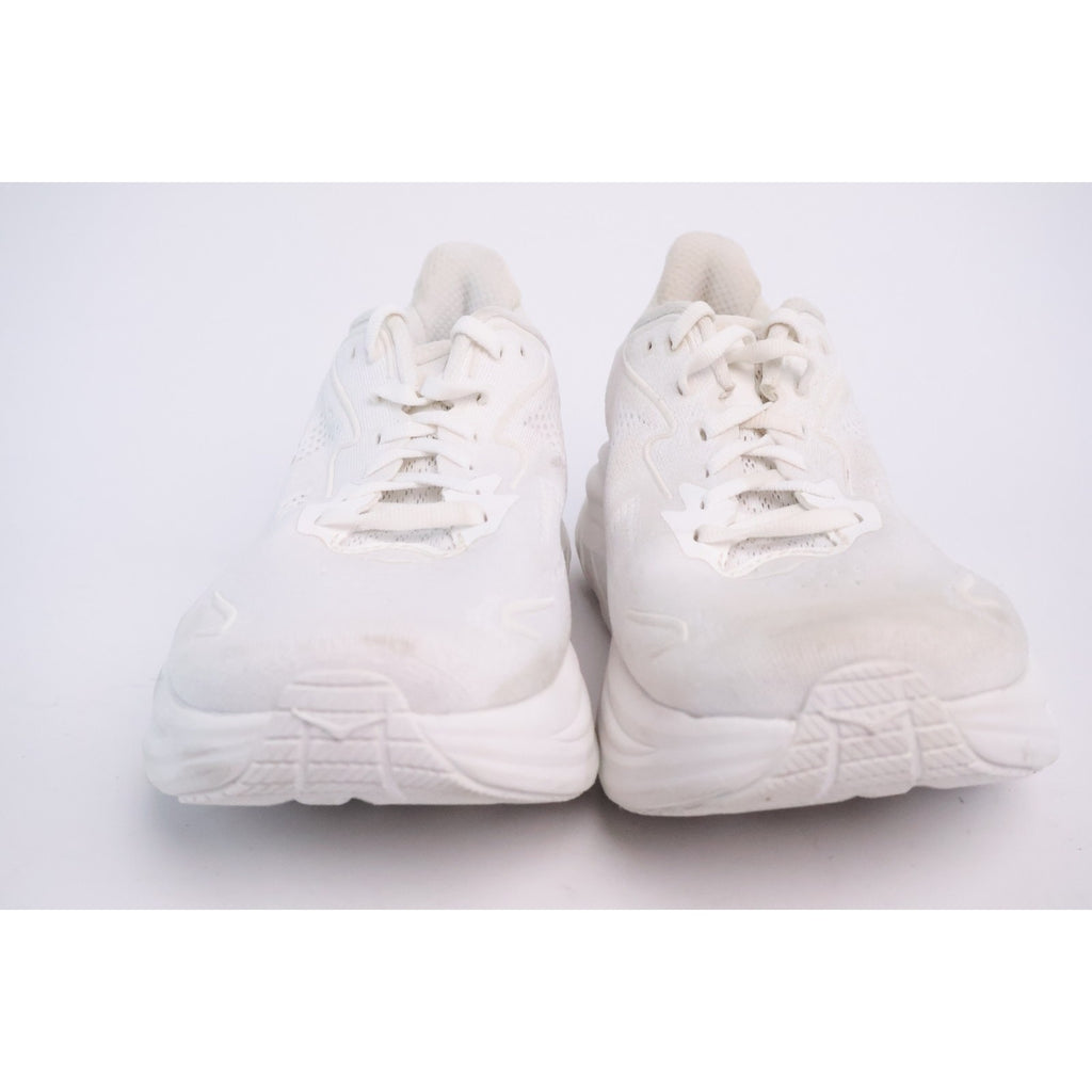 Hoka One One Clifton 10 White Running Shoe's Women's Size 7D Wide 1162050WWH