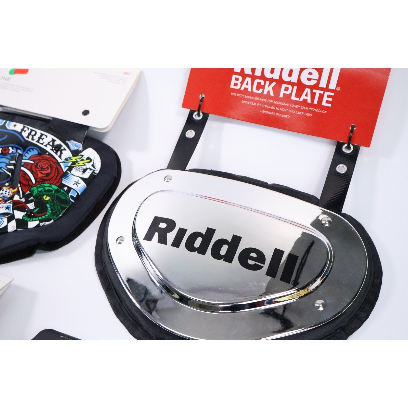 Lot Of 6 Adult Football Back Plate Battle / Riddell / Adidas / NEW READ INV#203