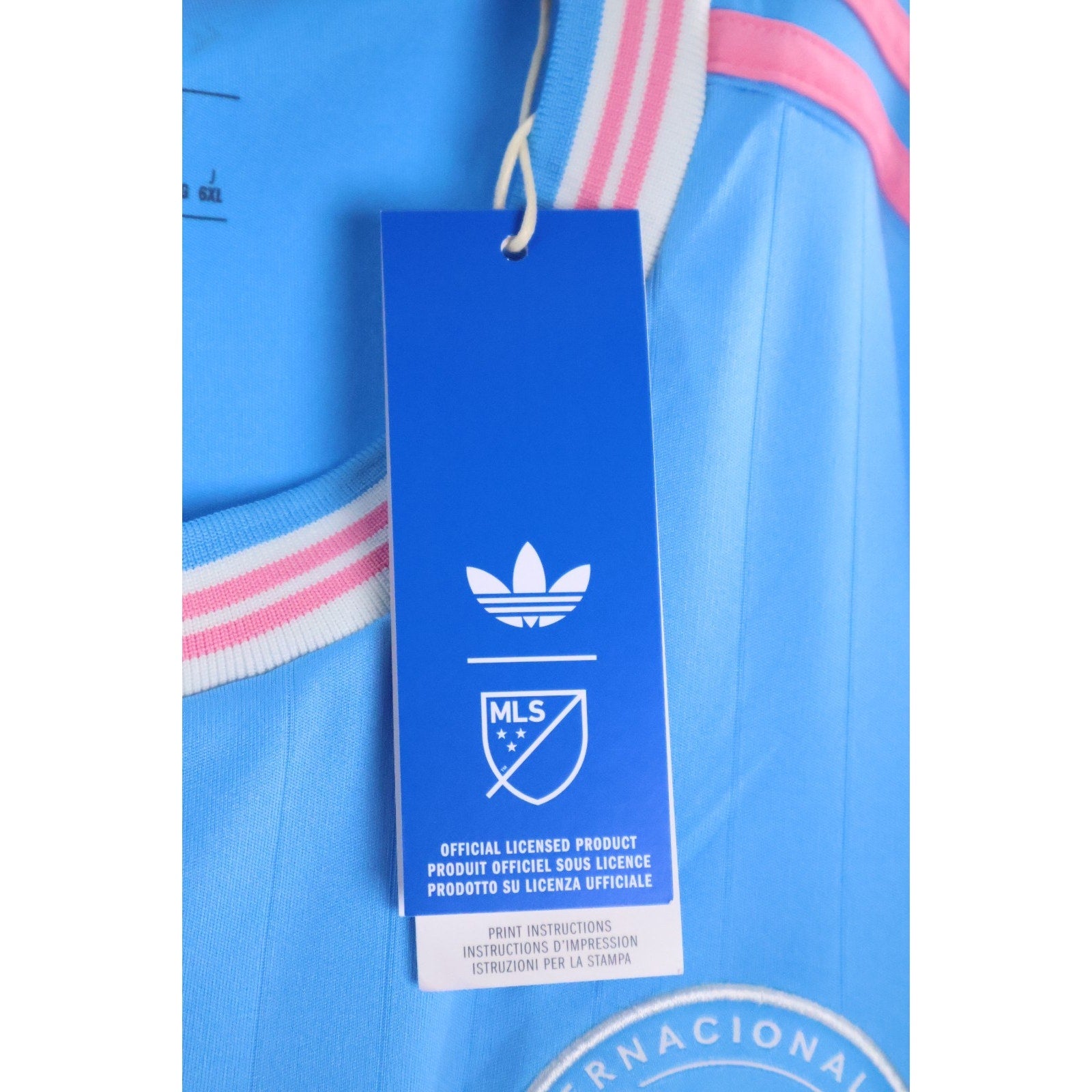 adidas Inter Miami CF Messi #10 Light Blue MLS Soccer 2025/2026 Jersey 2XL NWT
