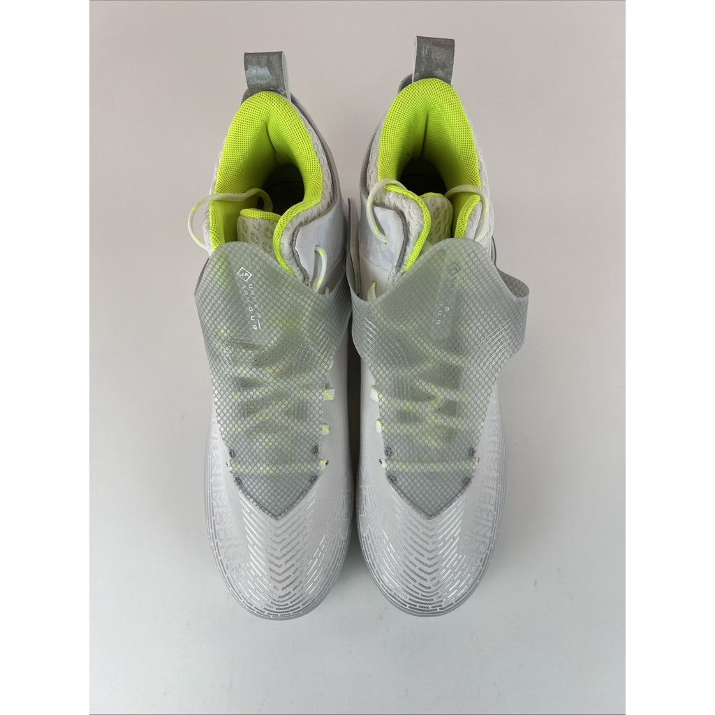 UNDER ARMOUR UA HIGHLIGHT HAMMER MC 'WHITE METALLIC SILVER' 3025085-101 Size 11
