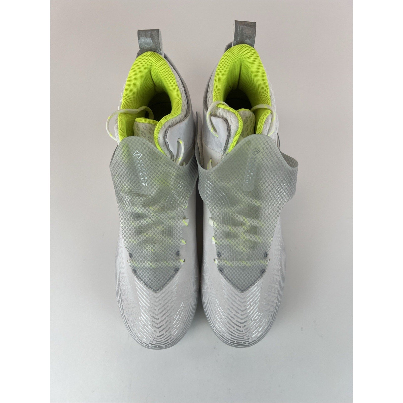 UNDER ARMOUR UA HIGHLIGHT HAMMER MC 'WHITE METALLIC SILVER' 3025085-101 Size 11