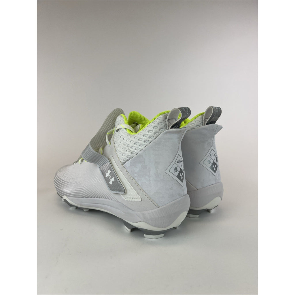 UNDER ARMOUR UA HIGHLIGHT HAMMER MC 'WHITE METALLIC SILVER' 3025085-101 Size 12