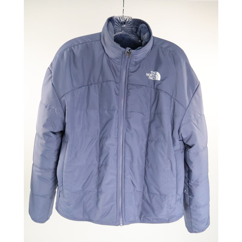 The North Face Teen Girls Reversible Shasta Full-Zip Black Jacket Size XL 14/16