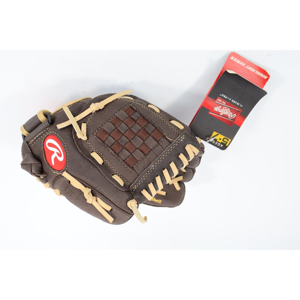 Rawlings Highlights Series Baseball Glove RHT 10.5in H105IBR Leather Youth NEW