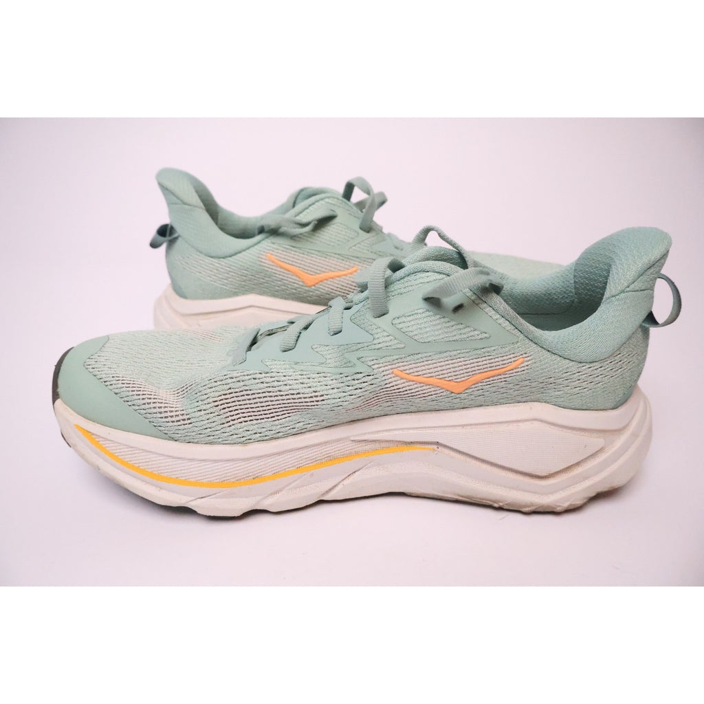 HOKA Challenger 8 Womens US 8.5 B Trail Running Shoes Jade Cosmic Grey #166