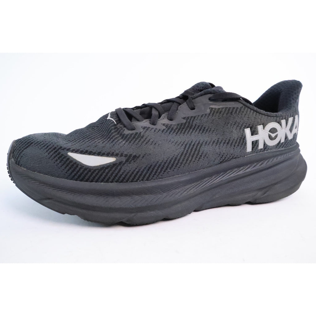 Hoka One One Clifton 9 GTX Black Gore-Tex Running Shoes Men’s Size 10.5 D #118