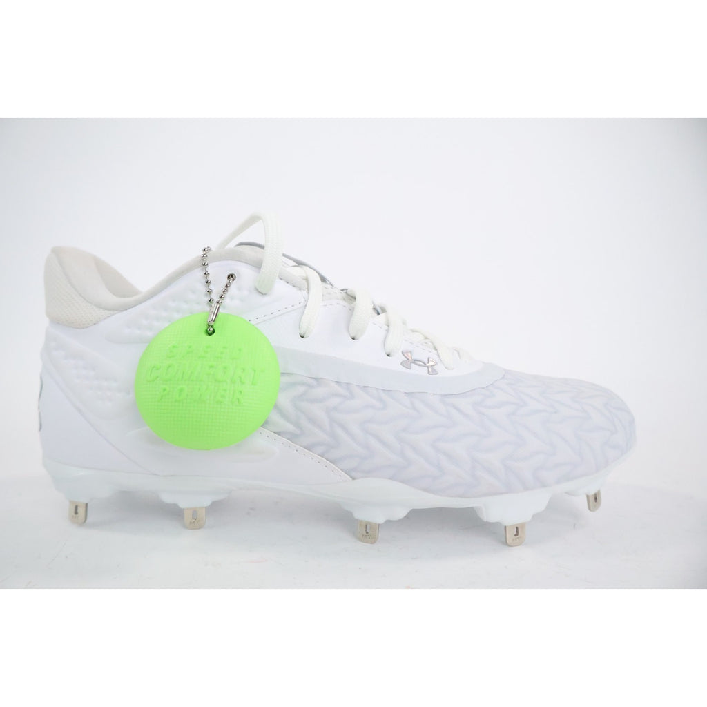 Under Armour UA Yard MT TPU 3.0 Baseball Cleats White Men’s Size 6.5 New READ