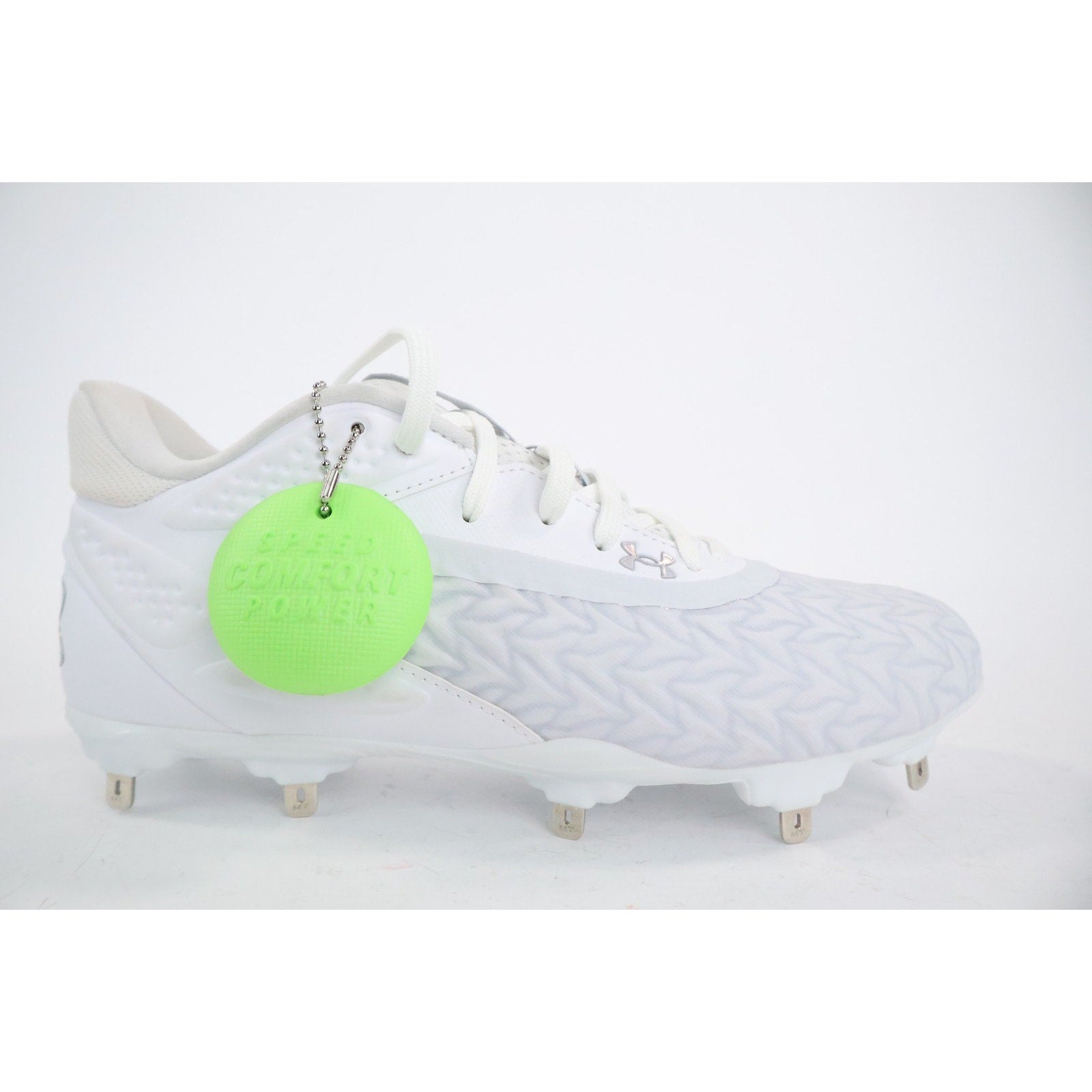 Under Armour UA Yard MT TPU 3.0 Baseball Cleats White Men’s Size 6.5 New READ